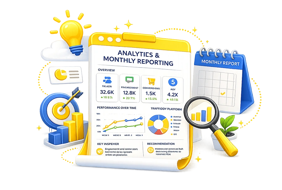 Analytics & Monthly Reporting